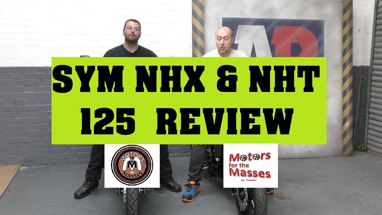 ОБЗОР Sym NHX и NHT 125 2019 ГОДА