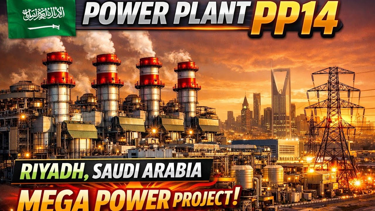 Power Plant PP14 in Riyadh | Saudi Arabia Mega Power Project