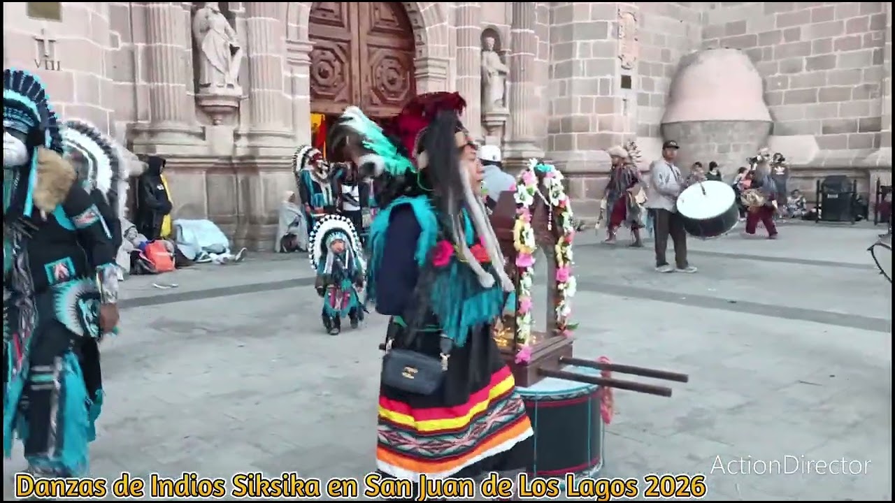 DANZA DE INDIOS SIKSIKA EN SAN JUAN DE LOS LAGOS 2026. 🥁🥁👏👍😀