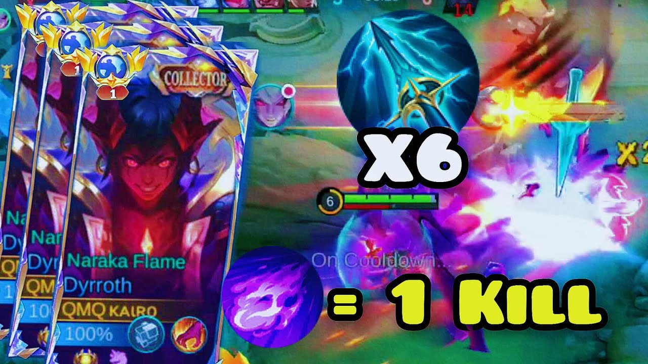 DYRROTH BUILD X6 SKY PIERCER - I EASILY DESTROY THE OPPONENT TEAM WITH THIS NEW BUILD
