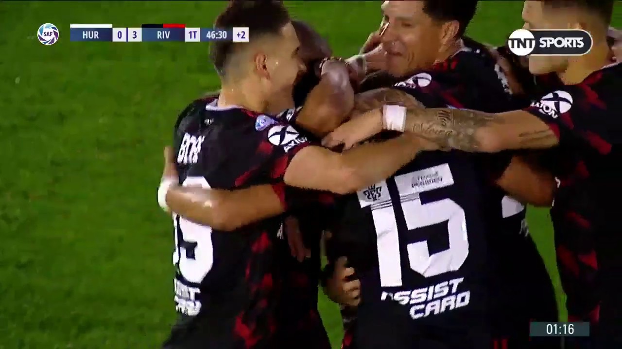 Exequiel Palacios Huracán 0 vs River Plate 4 Fecha 6 Superliga 2019
