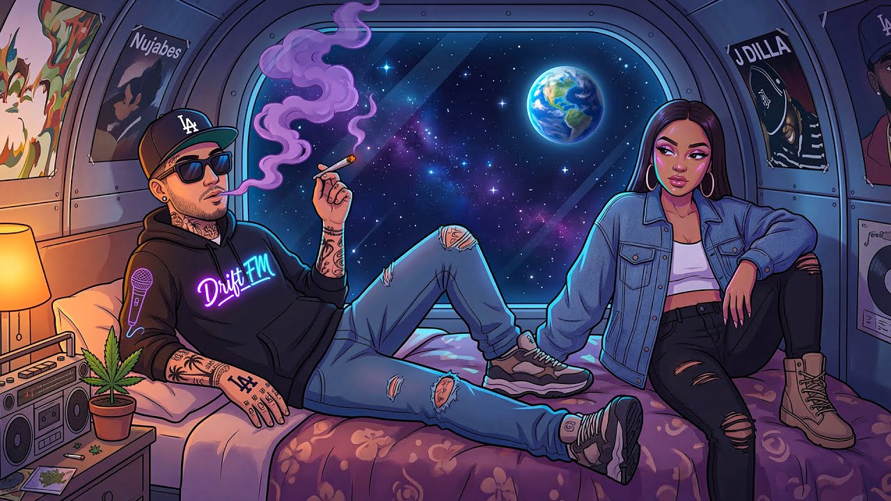&ldquo;Drift FM Space Cruise&rdquo; Playlist &mdash; 420 Vibe Music | Chill Rap &bull; Bluesy Hip-Hop &bull; Stoner Mood