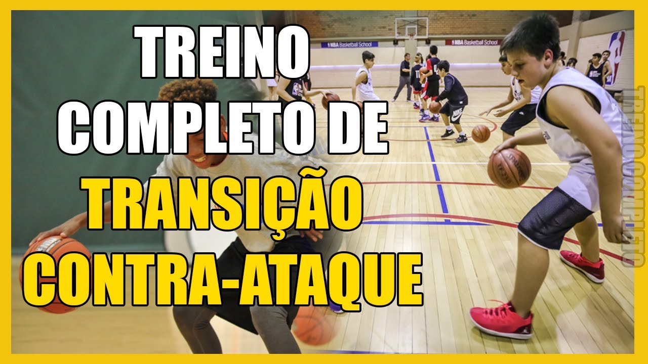 TREINO DE BASQUETE - 4 EXERCICIOS DE CONTRA ATAQUE , basquete4life