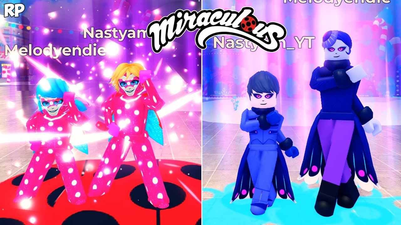 НОВАЯ И ОРИГИНАЛЬНАЯ ТРАНСФОРМАЦИЯ (СРАВНЕНИЕ) БЕЗ MIRACULOUS RP - MIRACULOUS ROBLOX!