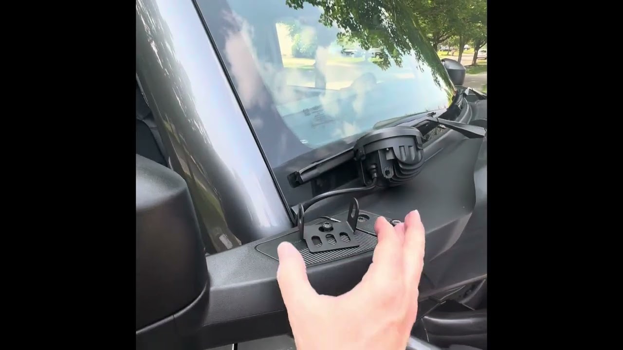 Rough Country 3.5” Amber DRL Ditch Light Bronco Install to Factory Aux Switch