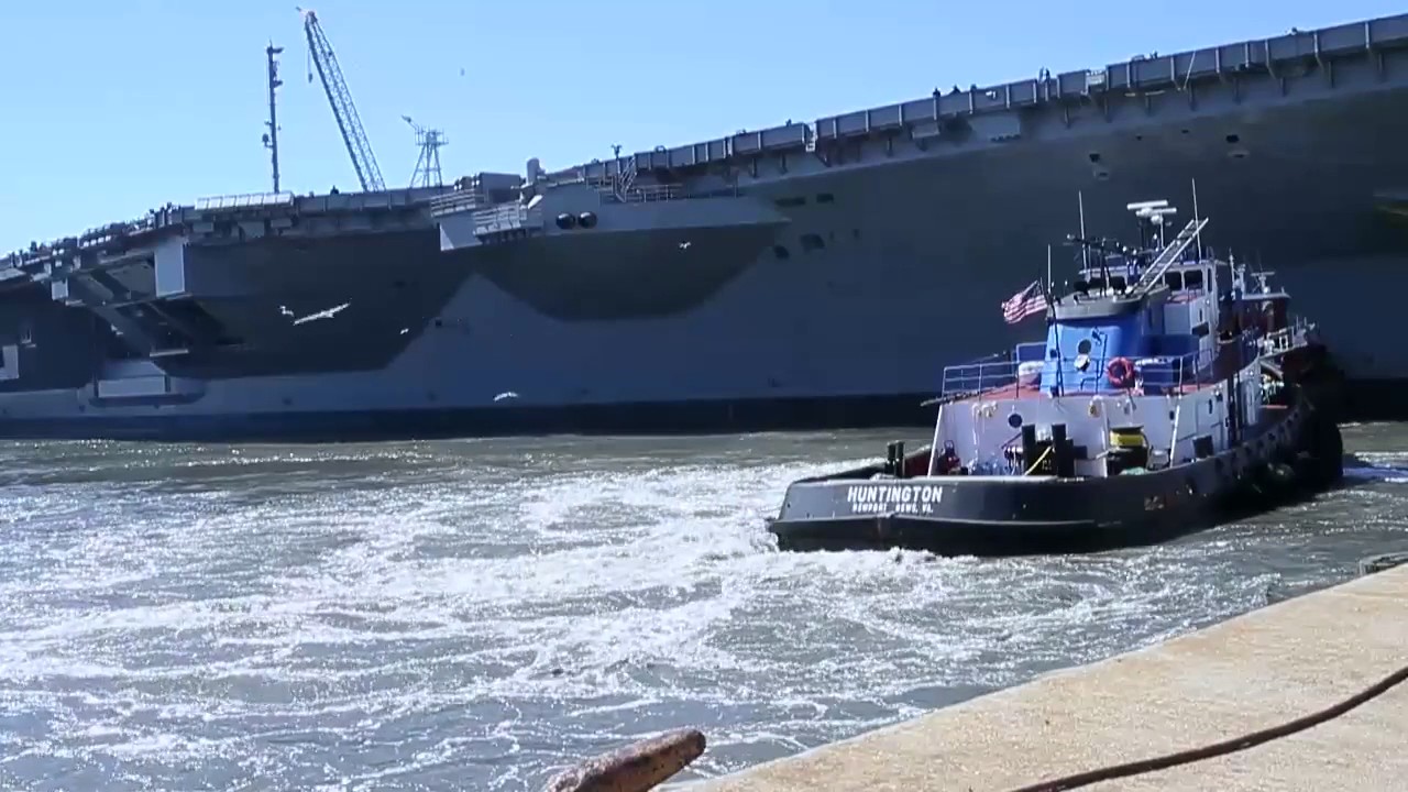 PCU Gerald R. Ford (CVN 78) Begins Builder's Sea Trials