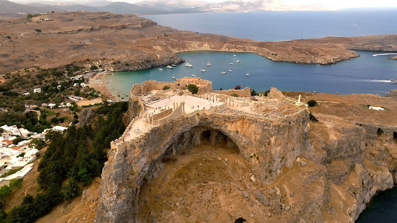 The Acropolis of Lindos | Aerial Tour & History of Rhodes&rsquo; Ancient Citadel