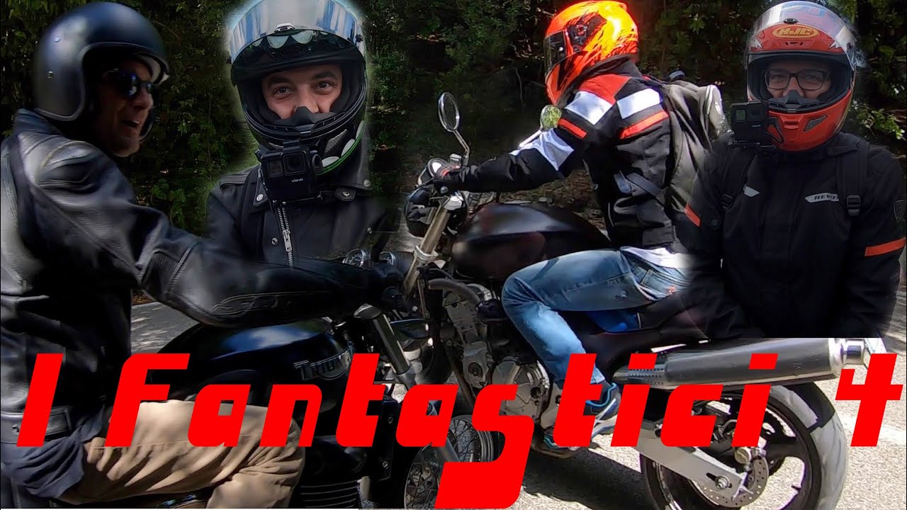 4 amici fantastici e 4 moto, a zonzo per le colline Fiorentine