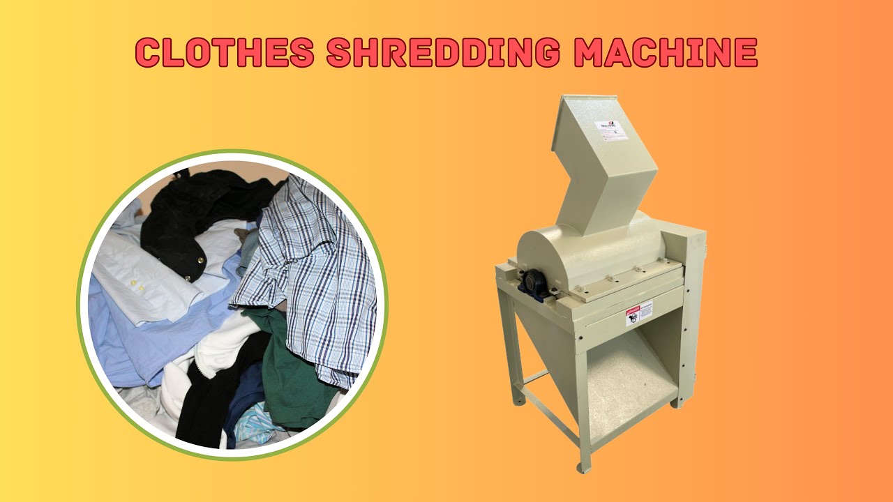 Clothes Shredding & cutting machine | 