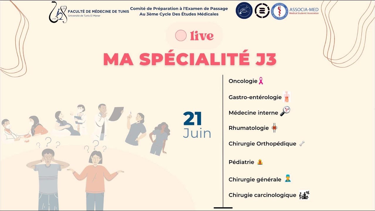 Ma spécialité LIVE J3 - Pédiatrie