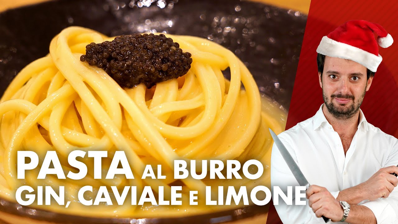 Ricetta irresistibile: Spaghetti al gin, limone e caviale per un Natale speciale!