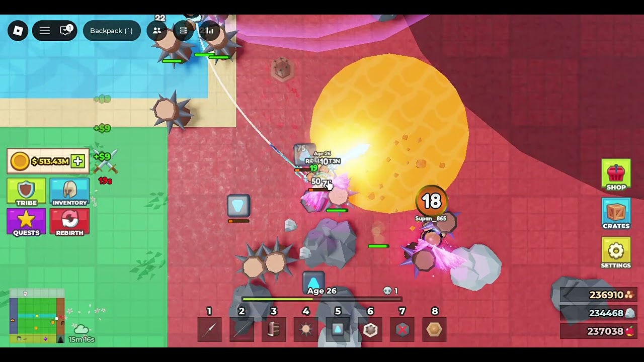 FIGHTING WITH FLAME BOSS