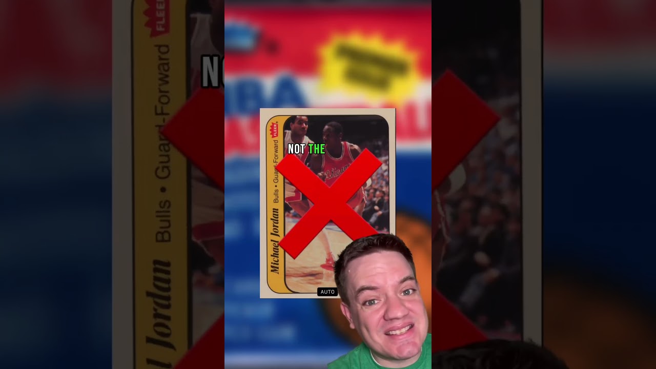How many packs of 1986 Fleer Basketball have Michael Jordan on the front?