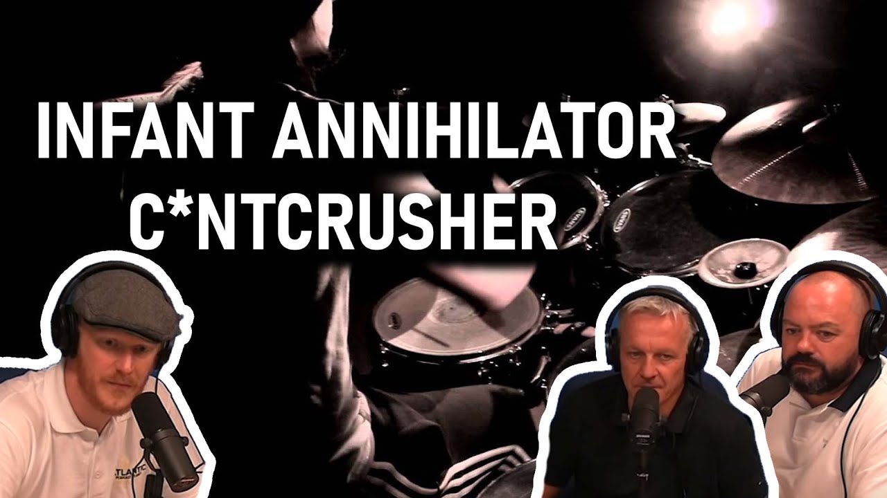 Реакция офисных парней | Infant Annihilator - Проигрывание барабанов C*ntcrusher (РЕАКЦИЯ!!)