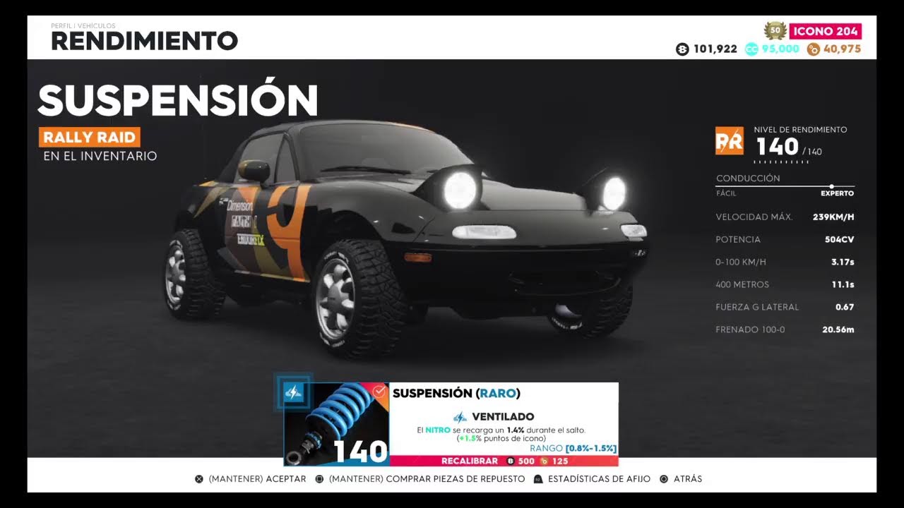 The Crew 2 -Como usar la Chatarra?