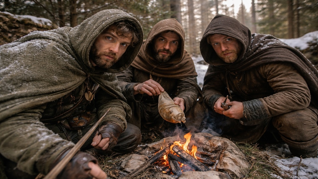 How Medieval Outlaws Survived -40°C Freezing Forest Winters