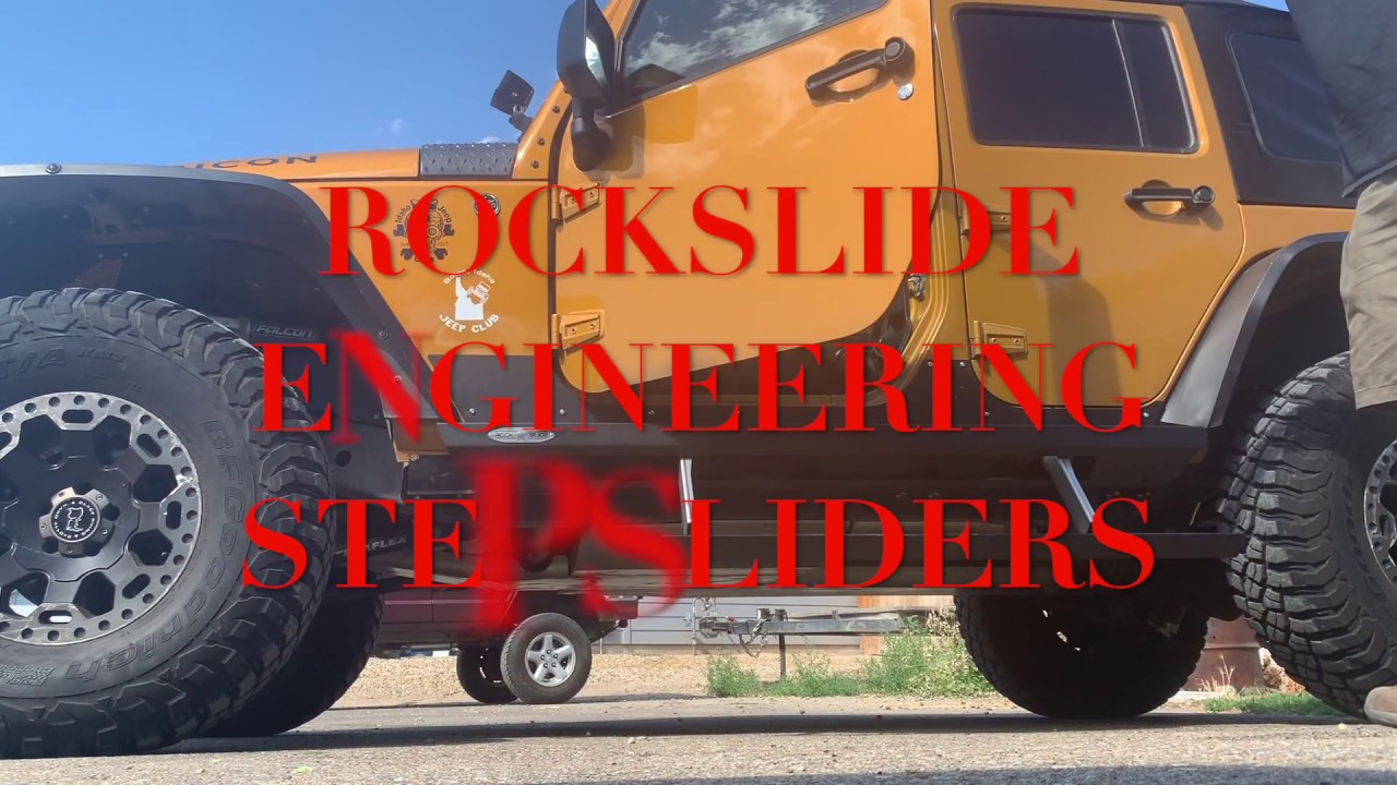 Rock Slide Engineering Step Slider Install