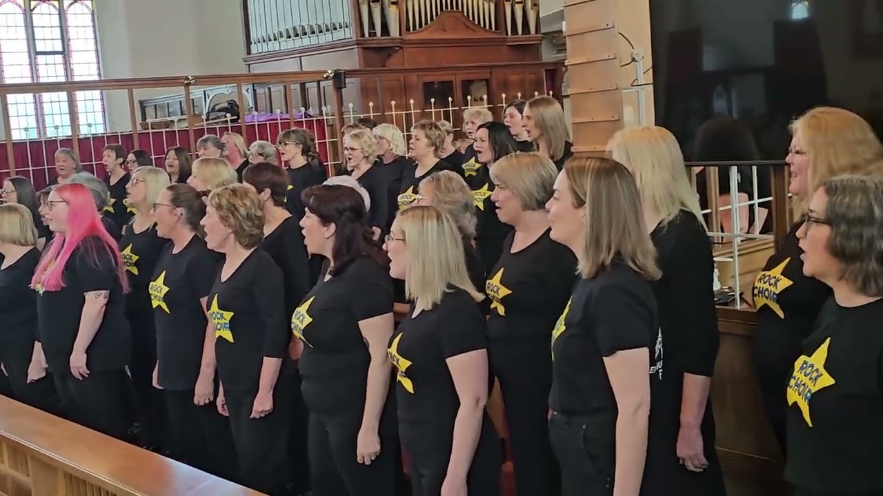 😀YOU GOT IT Rock Choir WARRINGTON SET ONE Charity Coffee Morning St James's Church 14th Maech 2026😀