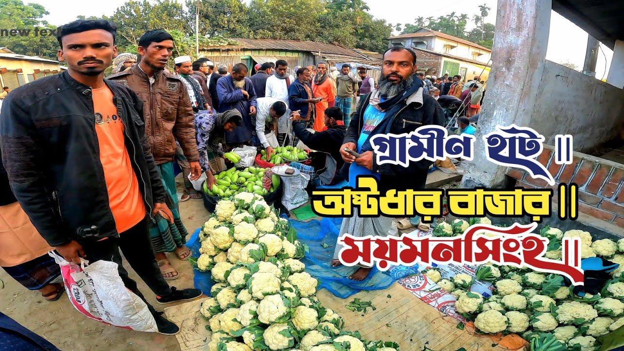 ব্রহ্মপুত্র নদের চরাঞ্চলের গ্রামীণ হাট অষ্টধার বাজার || Austodhar Bazar || Sador Mymensingh ||