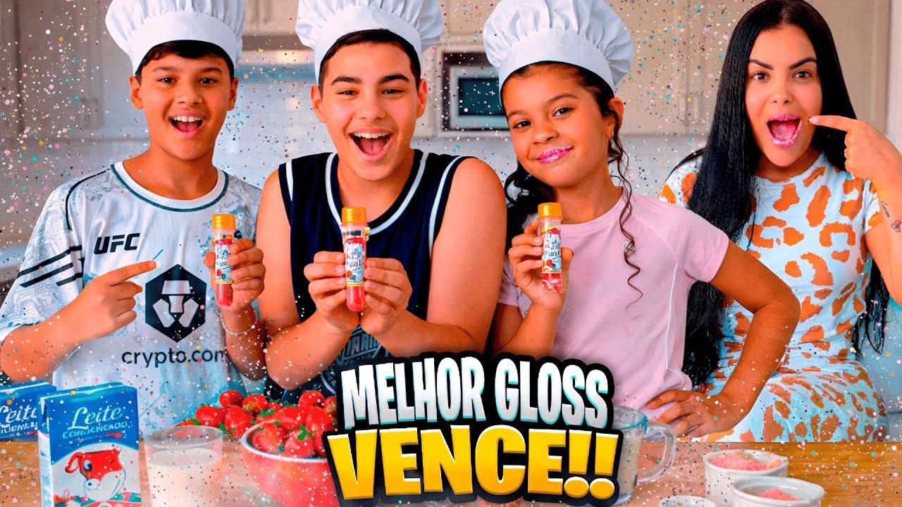 QUEM FIZER O MELHOR GLOSS VENCE *com ingredientes comestíveis💋