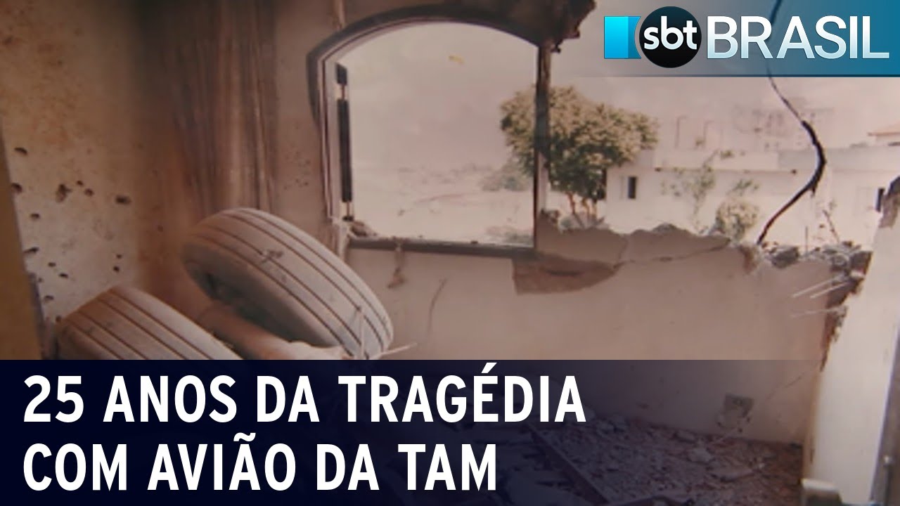 Acidente com Fokker 100 da Tam completa 25 anos | SBT Brasil (29/10/21)