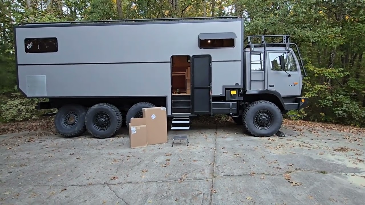 LMTV overland build The Thang episode 12 bunk beds, cabinet carcass, and a little more power. 