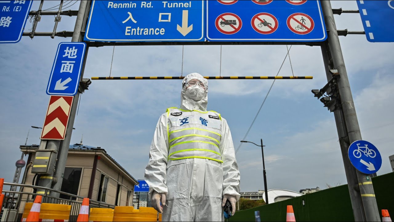 Corona-Teil-Lockdown in Shanghai in Kraft | AFP