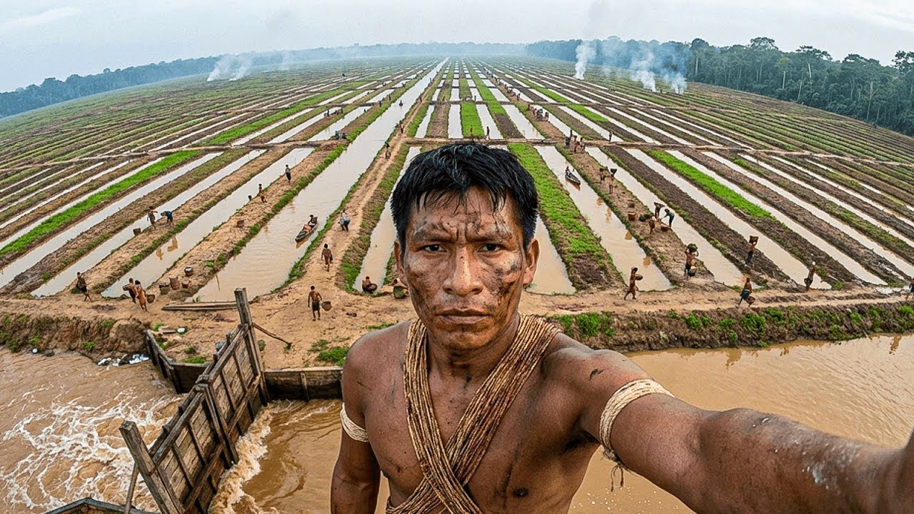 How Amazon Tribes Built Raised-Farm Mega Grids Without Drainage