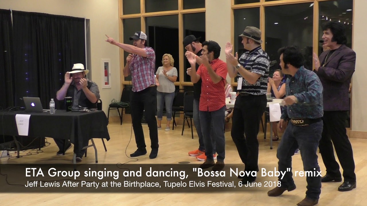 ETA group singing, “Bossa Nova Baby” remix  - video by Susan Quinn Sand