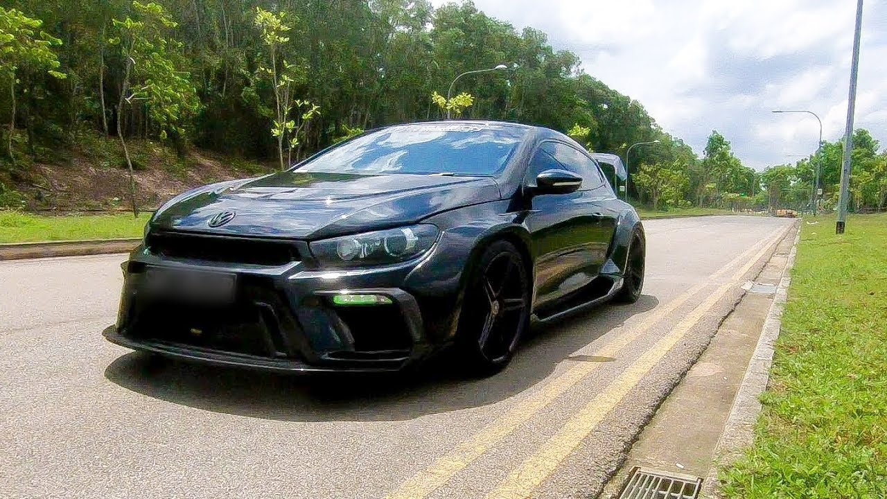 Widebody VW Scirocco R w/ Fi Exhaust - On Board & Sound