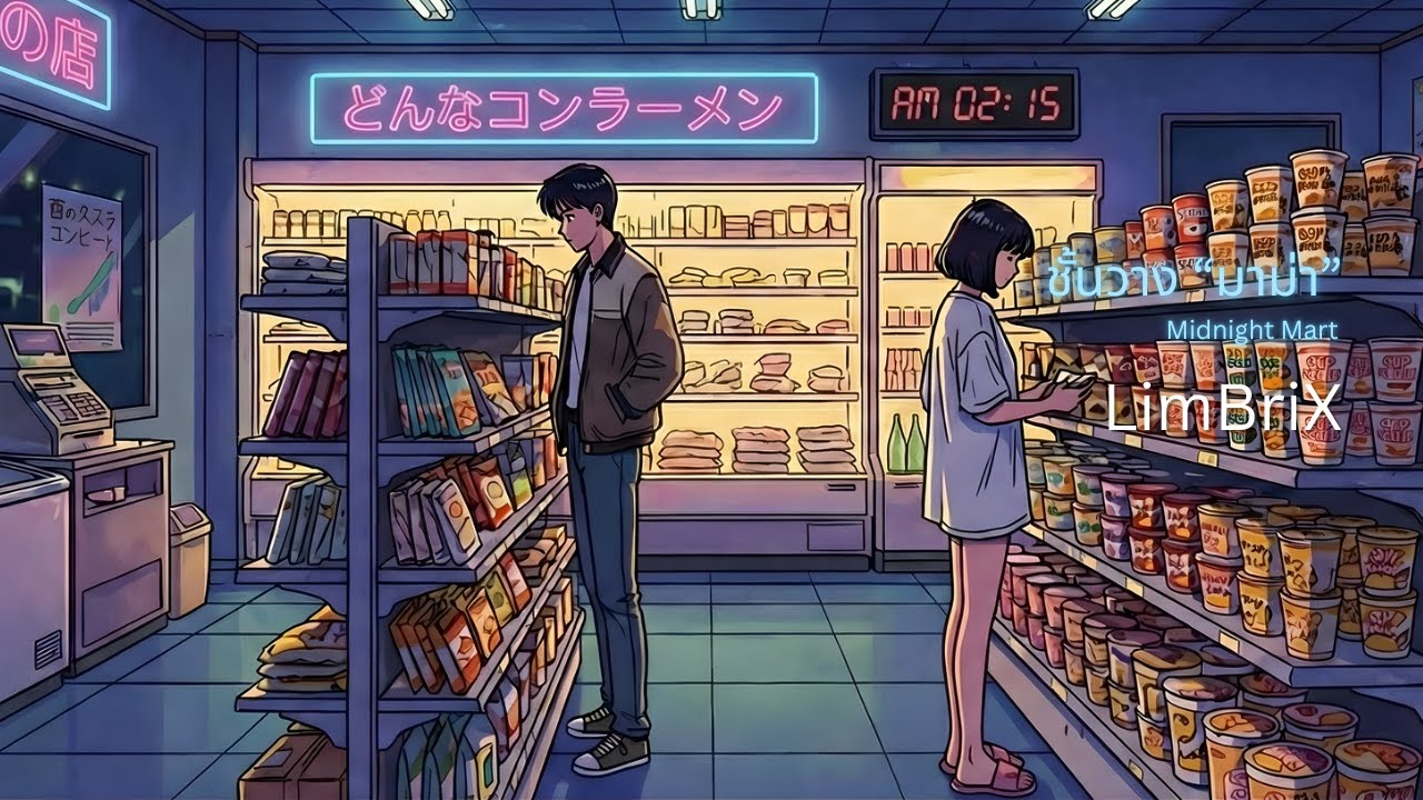 ชั้นวางมาม่า (Midnight Mart) - LimBriX 🍜 City Pop / Acid Jazz [Official Audio]