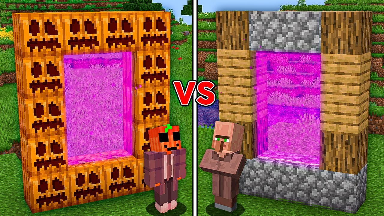 Portal Aldeano Vs. Portal Jardred en Minecraft!