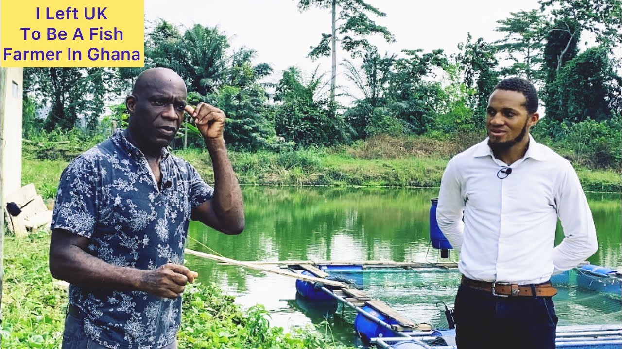 I Left UK To Ghana :From My Bed I Monitor My Fish How They Eat, The Water Quality e.t.c