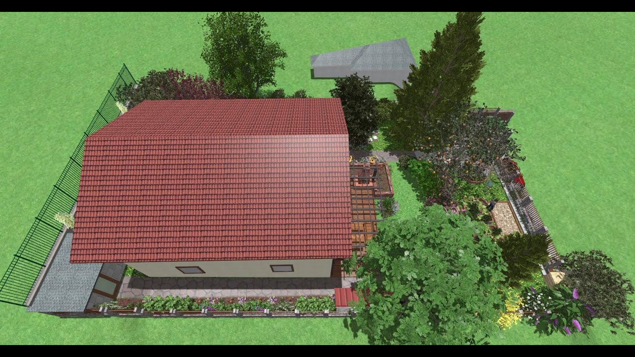 3D prechádzka, malá záhrada