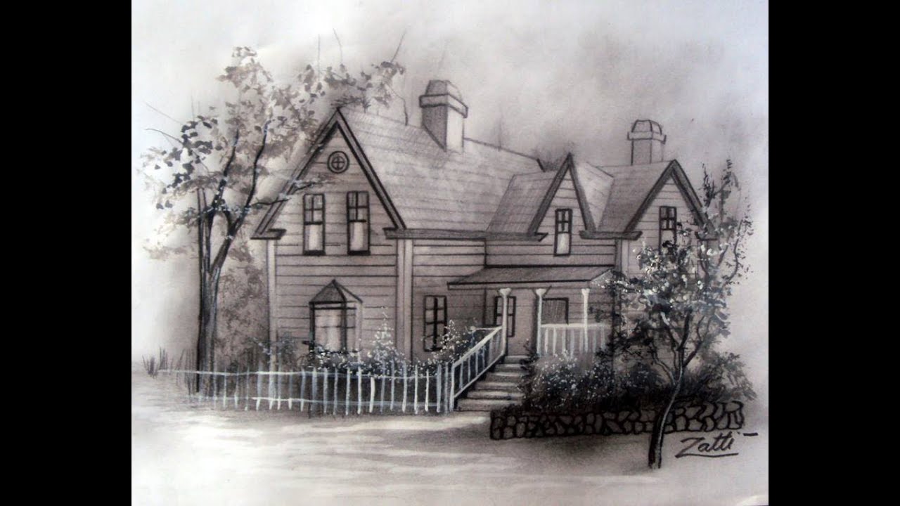 COMO DESENHAR UMA CASA