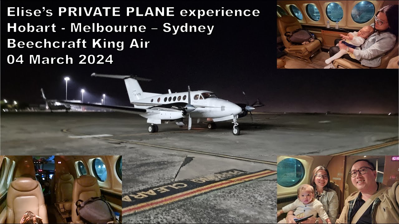 Elise's Private Plane Experience (thanks to Virgin Australia cancelling our flight!)