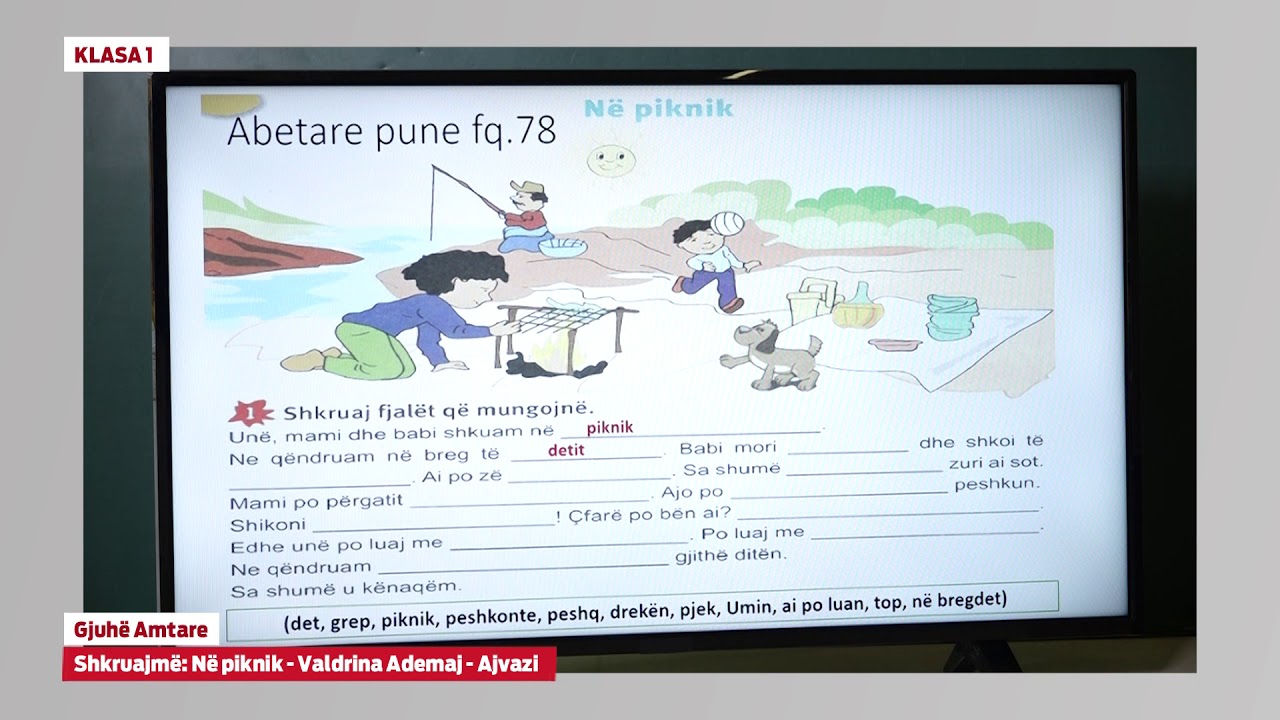 1034 - Gjuhë amtare - Shkuarja në piknik