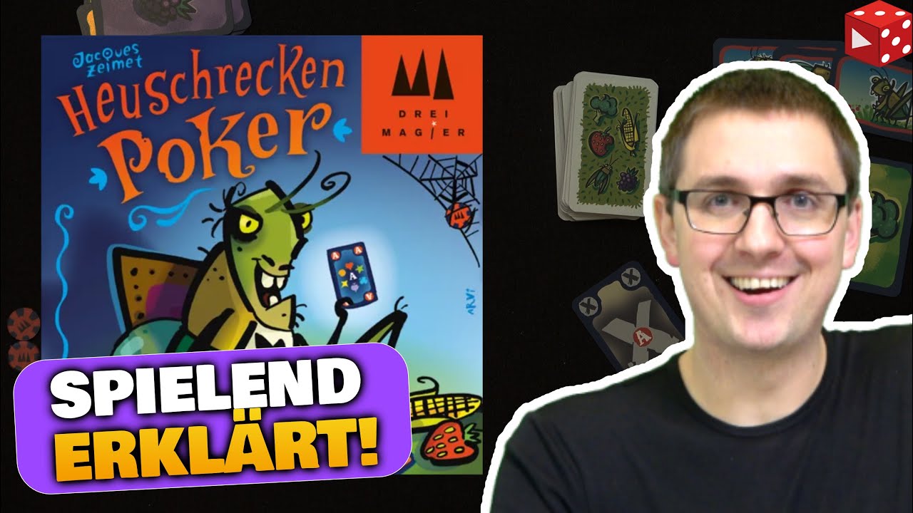 Heuschreckenpoker • Spielend erklärt • (Drei Magier 2021)