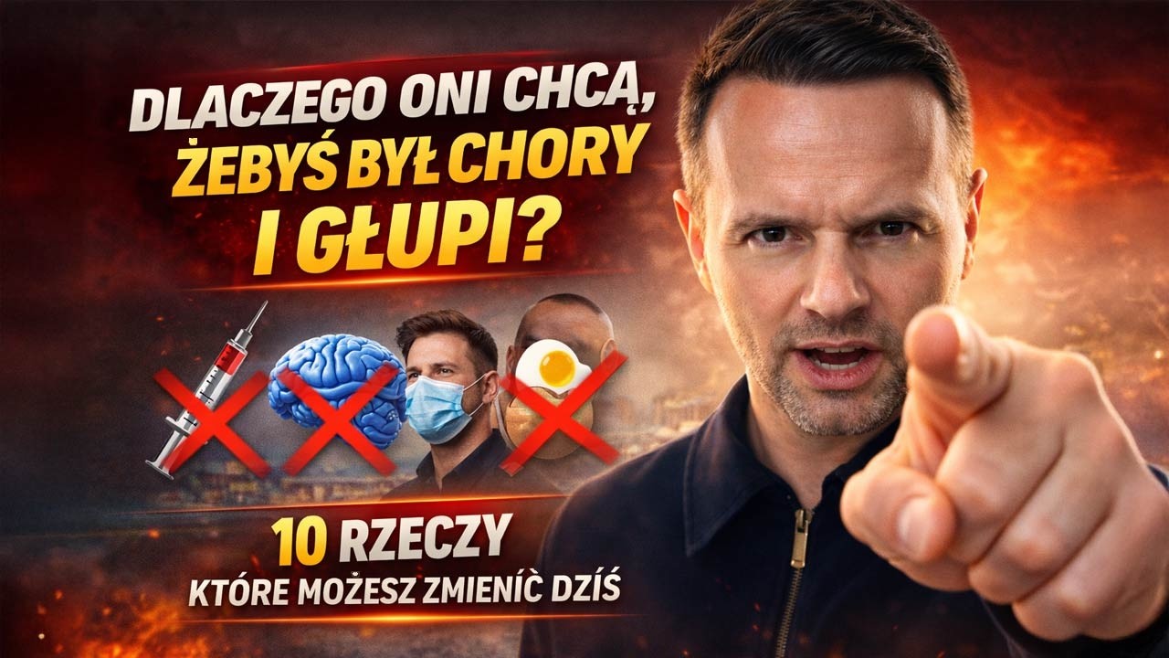 DLACZEGO ONI CHCĄ, ŻEBYŚ BYŁ CHORY I GŁUPI? (10 rzeczy które możesz zmienić dziś)