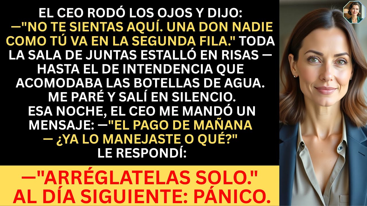 El CEO me llamó 