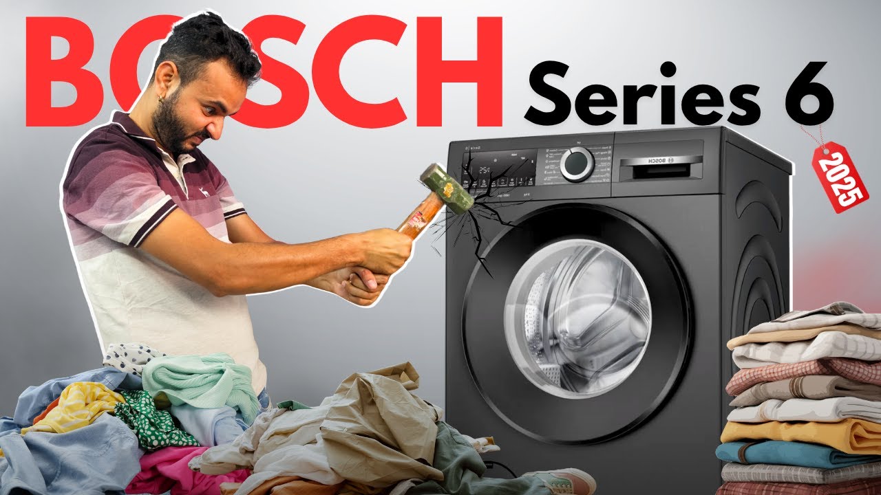 BOSCH FRONT-LOAD WASHING MACHINE (Series 6) UNBOXING AND REVIEW 2025 @haldwanielectrical