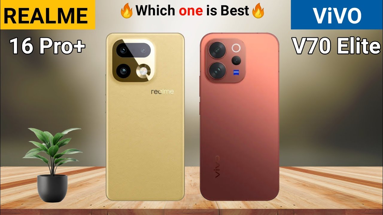 Realme 16 Pro Plus 5G vs Vivo V70 Elite 5G 🔥 Full Comparison | Which is Best?