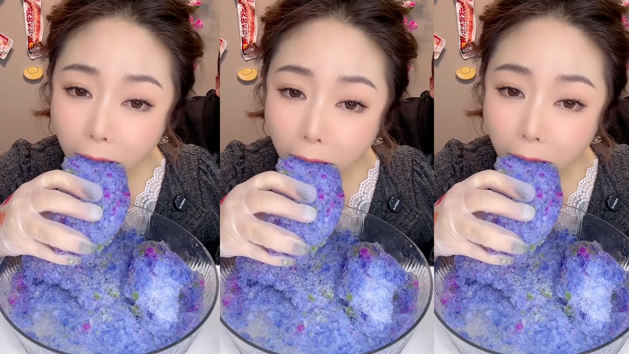 FREEZER FROST ICE | FREEZER FROST SCRAPING | ICE EATING | WHITE ICE | 얼음 먹