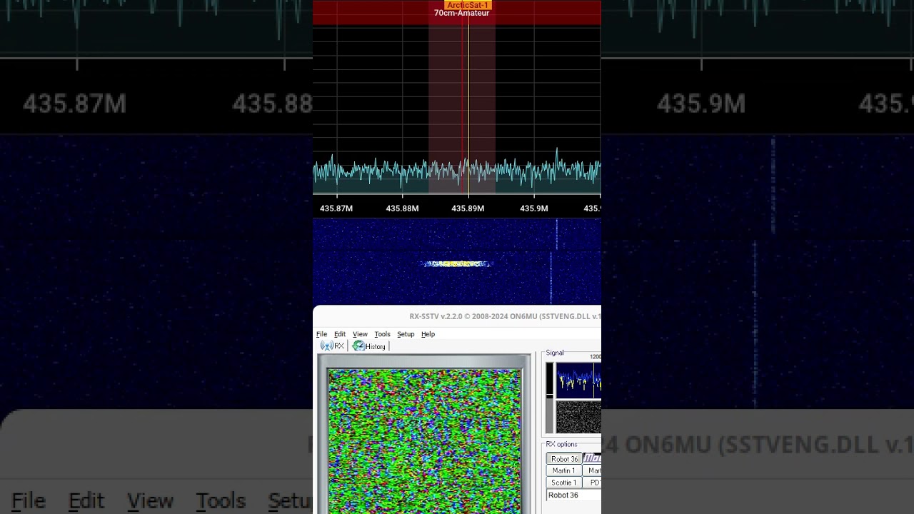 🇷🇺🛰️ ArcticSat-1 SSTV 2026 01 03 20 40 UTC 