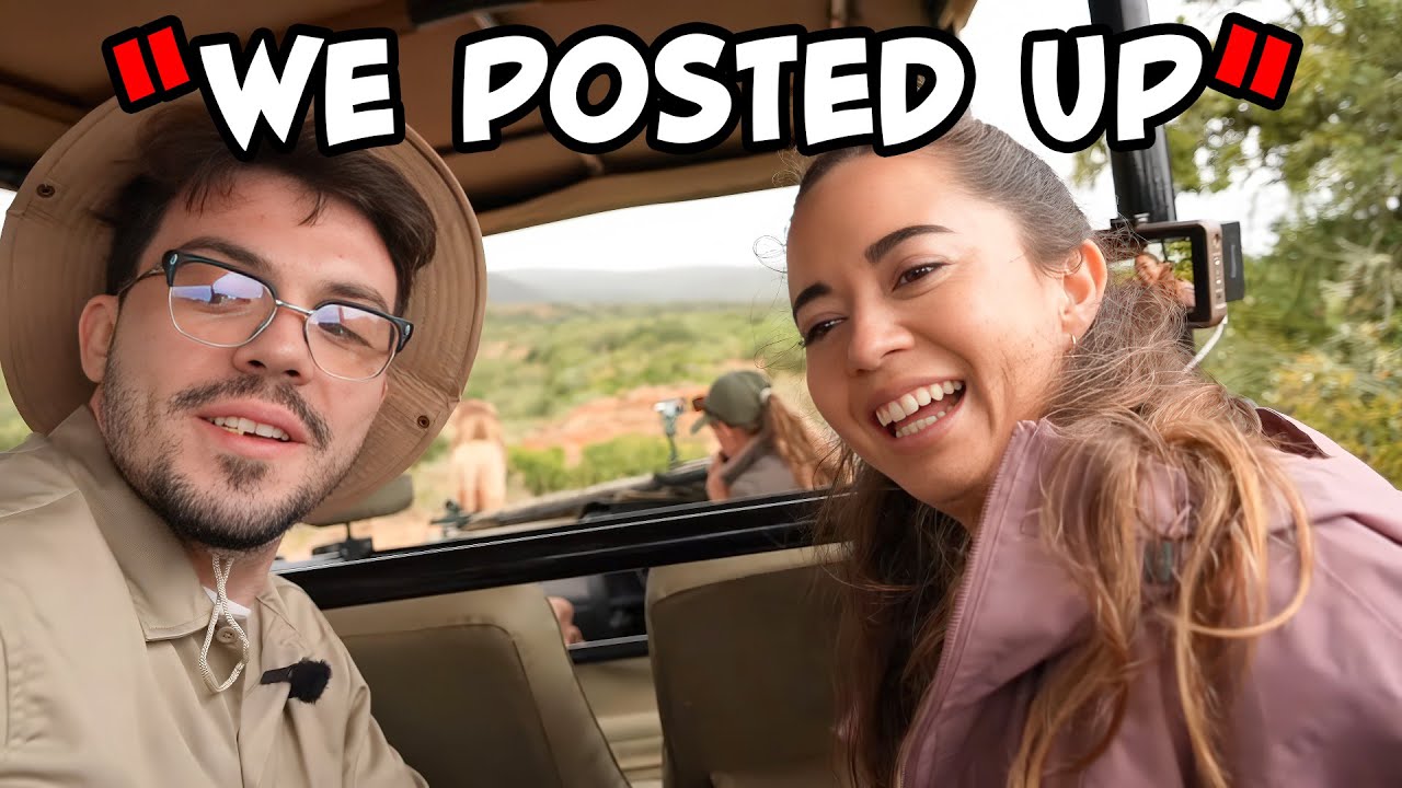 Maya и FaZe адаптируются к отдыху со своим другом-львом 🇿🇦