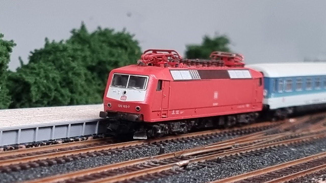 Bau meiner Bahnsteige mit Vogelsand / Modelleisenbahn Spur N 1:160