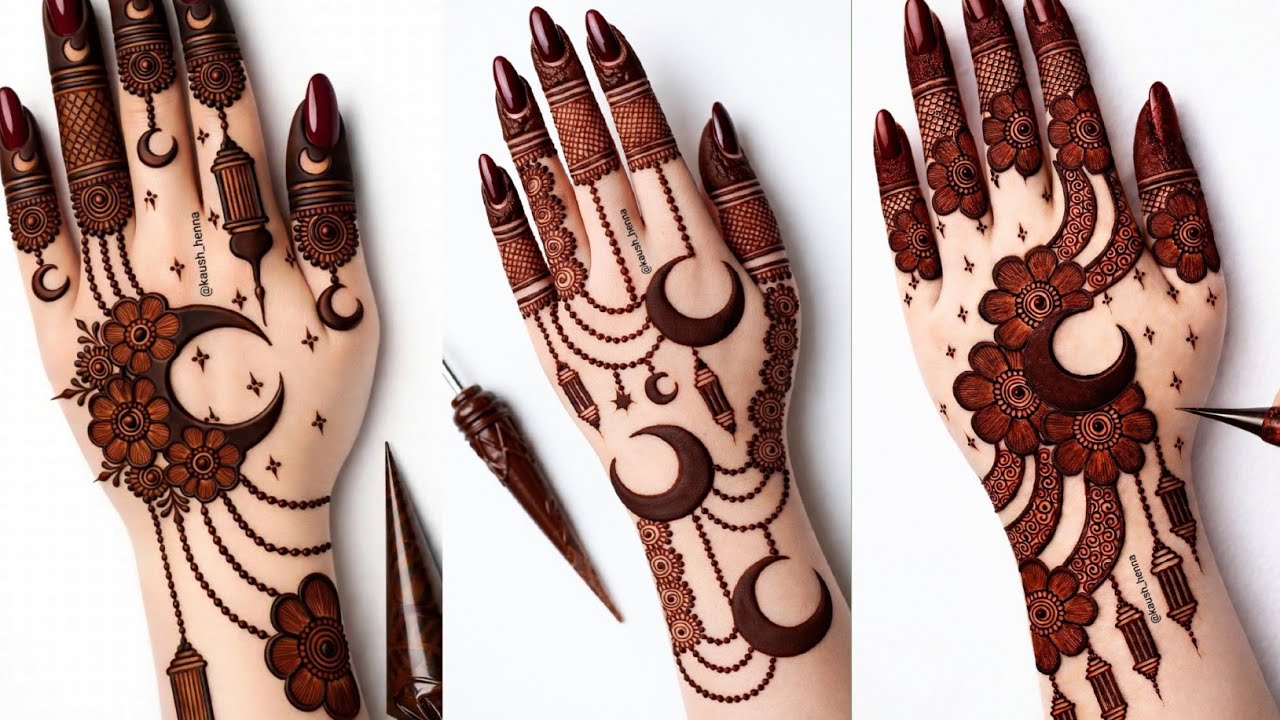 New Eid special_chand🌙✨mehndi design 2026 |new easy mehndi design 2026 | mehandi designs|Eid mehndi|