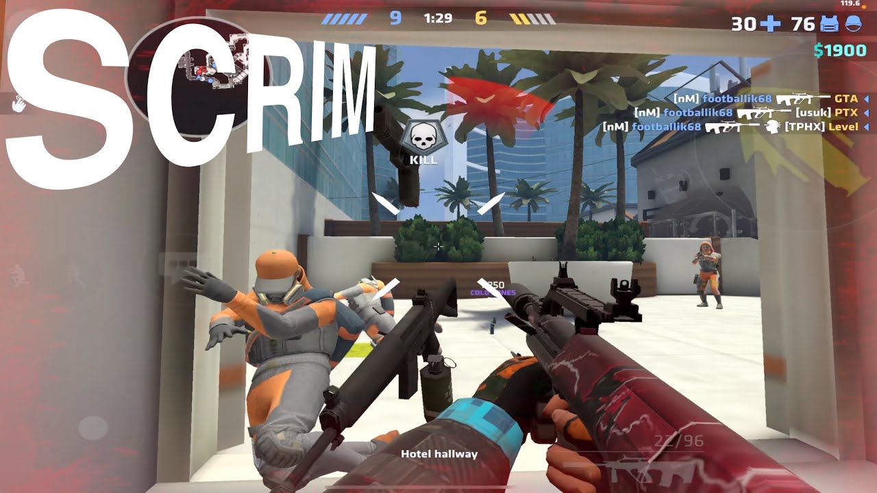 Critical Ops SCRIM vs PRO PLAYERS | 1.48.0