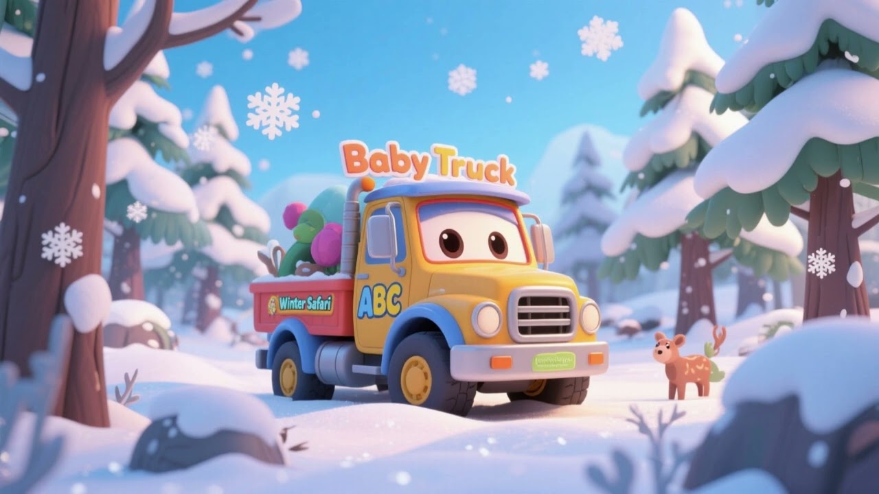 Baby Truck ABC Winter Safari ❄️🚚🔤 – Alphabet-Abenteuer für Kinder
