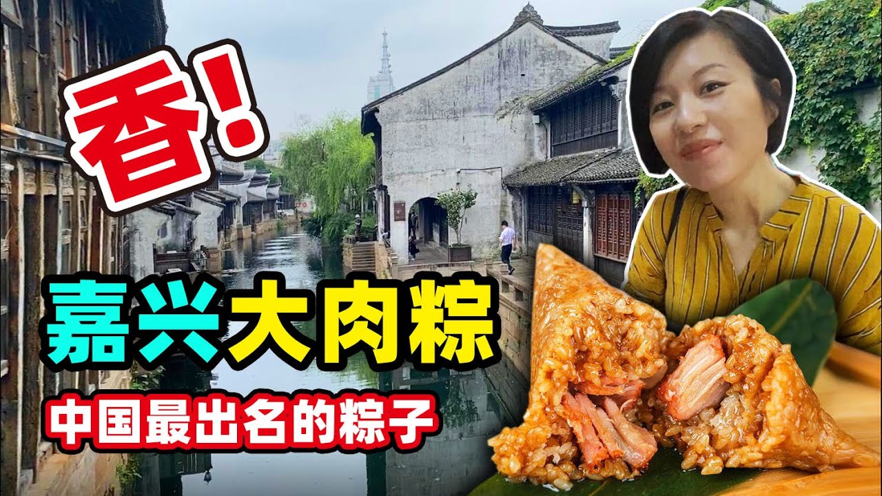94.金宝宝来粽子之乡，嘉兴大肉粽太好吃，忍不住背了50几个回上海@金宝宝副频道